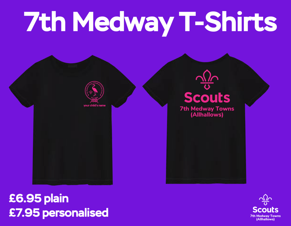New 7th Medway T-shirts